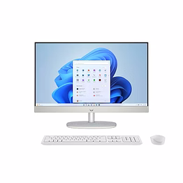 hp all-in-one 24 | 13th gen intel core i7-1355u | 23.8" fhd anti-glare display | 16gb ddr4 | 512gb ssd | wireless keyboard and mouse combo | windows 11 | shell white | 5.53kg | 24-cr0037in