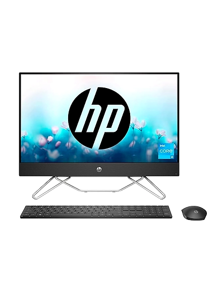 HP All-in-One PC | 12th Gen Intel Core i3-1215U | 24-inch (60.5 cm) FHD Display | 8GB RAM | 512GB SSD | Windows 11 | Wireless Keyboard and Mouse Combo | IR Privacy Camera | Intel UHD Graphics | MS Office | Jet Black | Model 24-cb1802in-B0BSXHCBYS