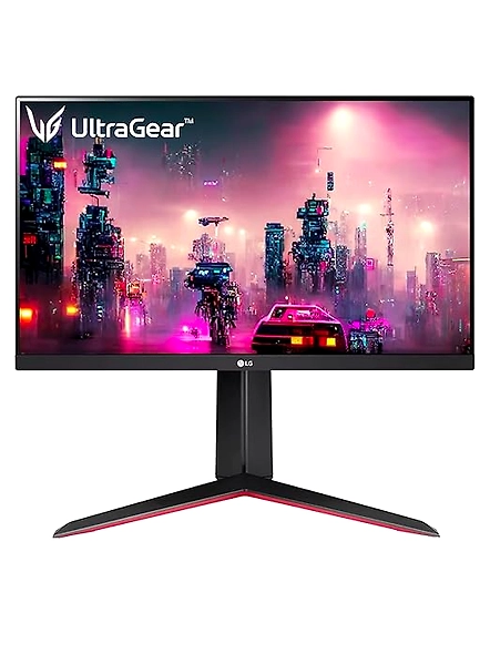 LG Ultragear Gaming Monitor | 60 cm (24 Inches) | FHD 1920 x 1080 | 1ms Response Time | 144Hz Refresh Rate | AMD FreeSync Compatible | HDR 10 | DisplayPort &amp; HDMI | Height, Tilt &amp; Pivot Adjust Stand | Black | Model 24GN65R-B0C5MPH9G7