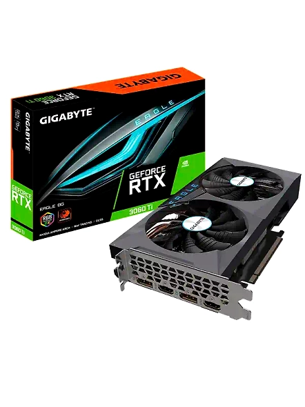 GIGABYTE GeForce RTX 3060 Ti Eagle 8G (REV2.0) Graphics Card, 2X WINDFORCE Fans, LHR, 8GB GDDR6, GV-N306TEAGLE-8GD REV2.0,graphic card-B098PLFJ46