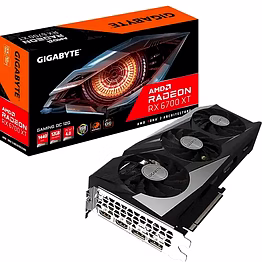 gigabyte radeon rx 6700 xt gaming oc 12g graphic card integrated with 12gb gddr6 192-bit memory interface&windforce 3x cooling system with alternate spinning fan (gv-r67xtgaming oc-12gd),pci_e_x16,graphic card