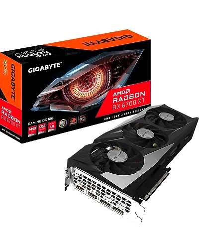 GIGABYTE Radeon Rx 6700 Xt Gaming Oc 12G Graphic Card Integrated with 12Gb Gddr6 192-Bit Memory Interface&amp;Windforce 3X Cooling System with Alternate Spinning Fan (Gv-R67Xtgaming Oc-12Gd),pci_e_x16,Graphic Card-B08Y746XN7