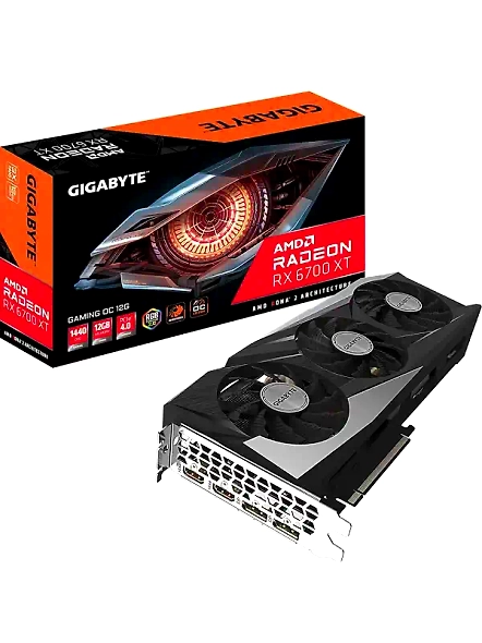 GIGABYTE Radeon Rx 6700 Xt Gaming Oc 12G Graphic Card Integrated with 12Gb Gddr6 192-Bit Memory Interface&amp;Windforce 3X Cooling System with Alternate Spinning Fan (Gv-R67Xtgaming Oc-12Gd),pci_e_x16,Graphic Card-B08Y746XN7