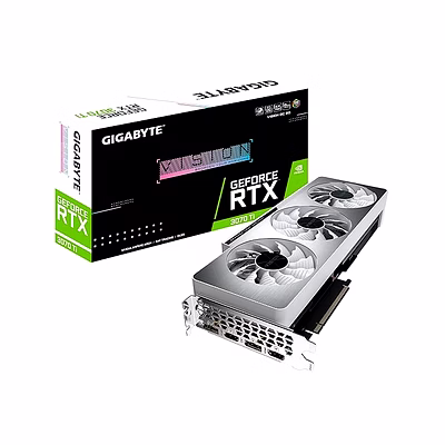 gigabyte pci_e_x16 geforce rtx 3070 ti vision oc 8g graphics card, windforce 3x cooling system, 8gb 256-bit gddr6x, gv-n307tvision oc-8gd video card