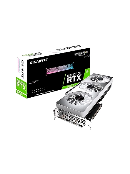 GIGABYTE pci_e_x16 GeForce RTX 3070 Ti Vision OC 8G Graphics Card, WINDFORCE 3X Cooling System, 8GB 256-bit GDDR6X, GV-N307TVISION OC-8GD Video Card-B097G7KYJ2