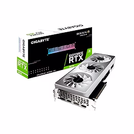 gigabyte geforce rtx 3070 vision oc 8g graphics card, 3x windforce fans, 8gb 256-bit gddr6, gv-n3070vision oc-8gd video card