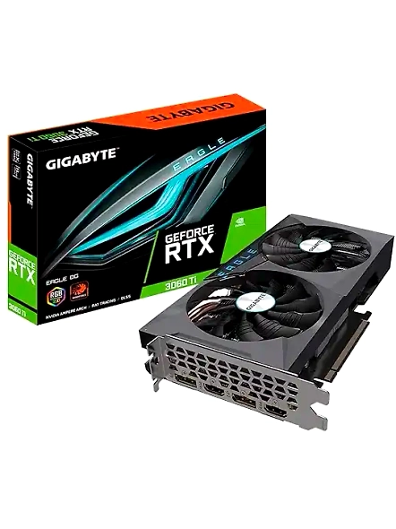 GIGABYTE GeForce RTX 3060 pci_e_x16 Ti Eagle 8G Graphics Card, 2X WINDFORCE Fans, 8GB 256-bit GDDR6, GV-N306TEAGLE-8GD Video Card-B08NYNJ6RC
