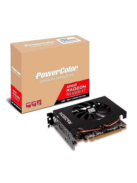 PowerColor AMD Radeon RX 6500XT ITX Gaming Graphics Card with 4GB GDDR6 Memory-B09PSHYHLM