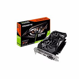 gigabyte pci_e_x16 geforce gtx 1650 d6 windforce oc 4g (rev. 2.0) graphics card, 172mm compact size, 4gb 128-bit gddr6, gv-n1656wf2oc-4gd rev2.0 video card
