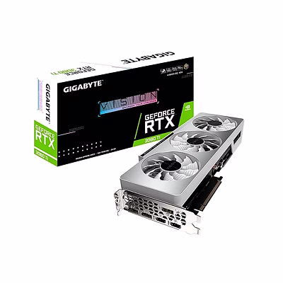 gigabyte geforce rtx 3080 ti vision oc 12g pci_e_x16 graphics card, 3x windforce fans, 12gb 384-bit gddr6x, gv-n308tvision oc-12gd video card