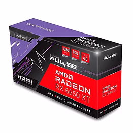 sapphire pulse amd radeon rx 6650 xt pci_e_x16 graphic card with 8 gb gddr6, amd rdna 2