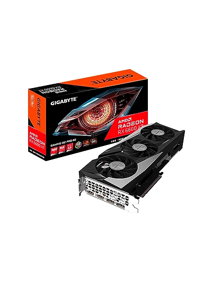 GIGABYTE Radeon RX 6600 XT Gaming OC PRO 8G Graphics Card, WINDFORCE 3X Cooling System, 8GB 128-bit GDDR6, (GV-R66XTGAMINGOC PRO-8GD)-B09BWXSVHY