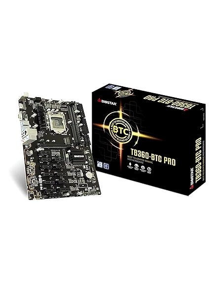 Biostar TB360-BTC PRO Core i7/i5/i3 LGA1151 Intel B360 DDR4 12 GPU Mining Motherboard-B091RWLVF6