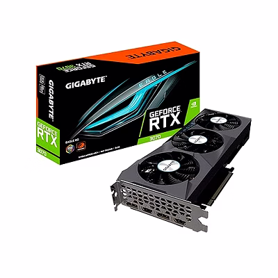 gigabyte geforce rtx 3070 eagle 8g graphics card, 3x windforce fans, 8gb 256-bit gddr6, gv-n3070eagle-8gd video card