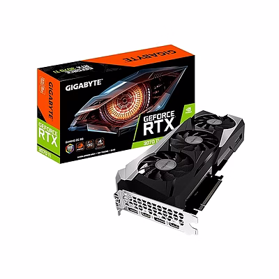gigabyte geforce rtx 3070 ti gaming oc 8g graphics card, windforce 3x cooling system, 8 gb 256-bit gddr6x, gv-n307tgaming oc-8gd video card, pci_e_x16