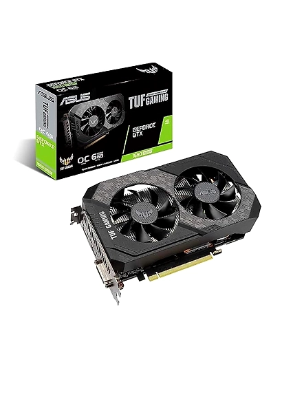ASUS Tuf Gaming Nvidia Geforce GTX 1660 Super Oc Edition Gaming Graphics Card (Pcie 3.0,6Gb Gddr6 Memory,Hdmi,Displayport,Dvi-D,Fhd Gaming,Ip5X Dust Resistance,Space-Grade Lubricant),pci_e_x16-B081SPGMBD
