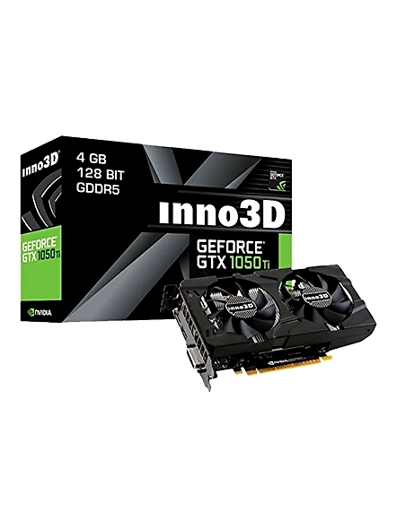INNO3D GEFORCE GTX 1050 TI X2 4 GB GDDR5 PCIe 3.0 Gaming Graphic Card - pci_e, N105T-1DDV-M5CM-B01MSHHSTX