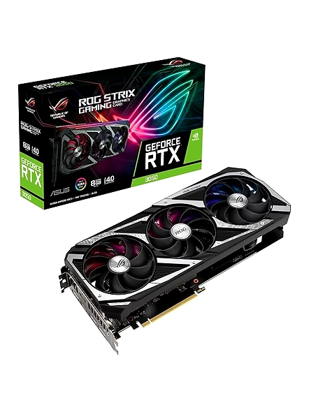 ASUS ROG Strix GeForce RTX 3050 8GB GDDR6 pci_e_x4 128-Bit Graphics Card with Thee Edge Cutting Powerful Axial-tech Fans and ARGB Lightning Effetcs-B09QMDS7HZ