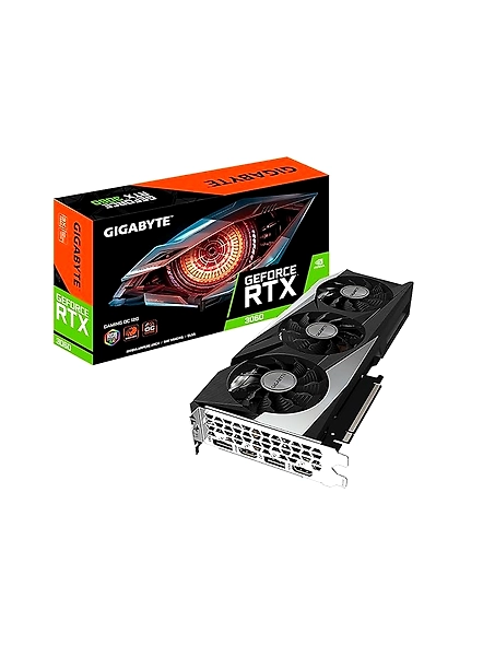 GIGABYTE pci_e_x16 GeForce RTX 3060 Gaming OC 12G (REV2.0) Graphics Card, 3X WINDFORCE Fans, 12GB 192-bit GDDR6, GV-N3060GAMING OC-12GD REV2.0 Video Card-B0971BG25M