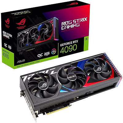 asus rog strix geforce rtx 4090 oc edition gaming graphics card (pcie 4.0, 24gb gddr6x, hdmi 2.1a, displayport 1.4a) pci_e_x16