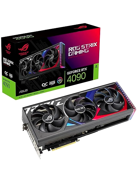 ASUS Rog Strix Geforce RTX 4090 Oc Edition Gaming Graphics Card (Pcie 4.0, 24Gb Gddr6X, HDmi 2.1A, Displayport 1.4A) pci_e_x16-code548