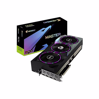 gigabyte aorus geforce rtx 4090 master graphics card | 24gb gddr6x | pcie x16 | 384-bit | 3x windforce fans | gv-n4090aorus m-24gd