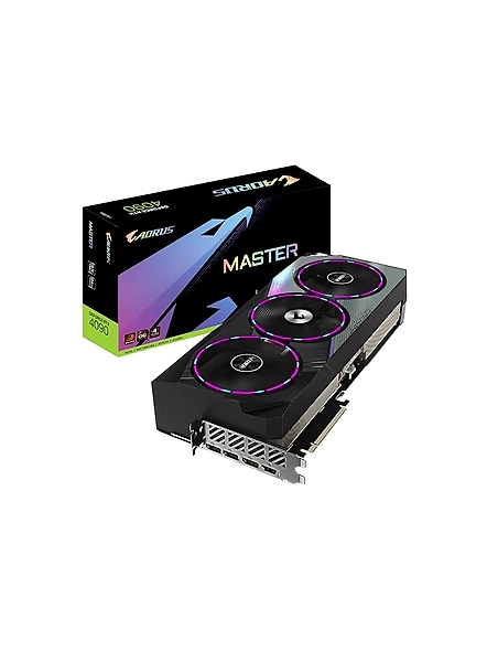 GIGABYTE AORUS GeForce RTX 4090 Master Graphics Card | 24GB GDDR6X | PCIe x16 | 384-bit | 3X WINDFORCE Fans | GV-N4090AORUS M-24GD-B0BGP87RQ2