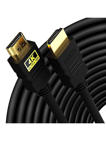 15 Meter 4K HDMI Cable High Speed, Gold Connectors, 4K, Ultra HD, 2K, 1080P, &amp; ARC Compatible for Laptop, Monitor, Projector, Gaming Console &amp; More-B0CRP6H9Z6
