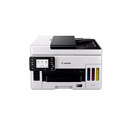 canon maxify megatank gx6070 all-in-one wireless ink tank printer | high-volume colour business printer | print, scan, copy | iso print speed: up to 24.0 ipm (black) / 15.5 ipm (colour) | wireless, wired lan, mopria, airprint