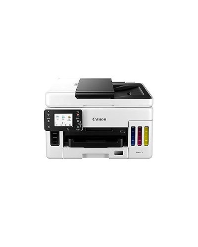 Canon MAXIFY MegaTank GX6070 All-in-One Wireless Ink Tank Printer | High-Volume Colour Business Printer | Print, Scan, Copy | ISO Print Speed: Up to 24.0 ipm (Black) / 15.5 ipm (Colour) | Wireless, Wired LAN, Mopria, AirPrint-B099ZVD73W