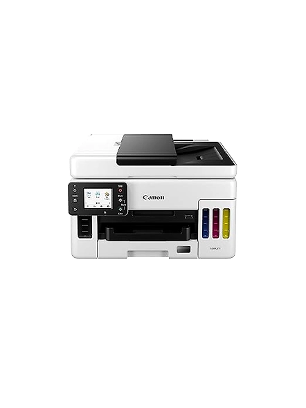 Canon MAXIFY MegaTank GX6070 All-in-One Wireless Ink Tank Printer | High-Volume Colour Business Printer | Print, Scan, Copy | ISO Print Speed: Up to 24.0 ipm (Black) / 15.5 ipm (Colour) | Wireless, Wired LAN, Mopria, AirPrint-B099ZVD73W