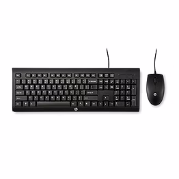 hp desktop c2500 keyboard & mouse combo, 3 buttons mouse with 1200 dpi; built-in number pad and full size spill-resistant keyboard; instant plug-and-play usb setup / 3 years warranty (j8f15aa)