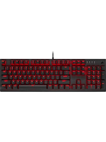 Corsair K60 PRO USB Cherry Mechanical Key switches -Durable Aluminum Frame -Per-Key Red LED Backlighting Gaming Keyboard - Black-B08L61CY2D