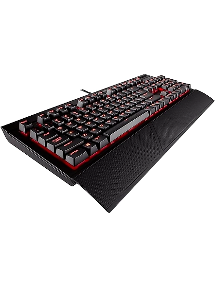 Corsair K68 Cherry MX Red Backlit Wired Mechanical Gaming Keyboard (Black)-B0716Q4932