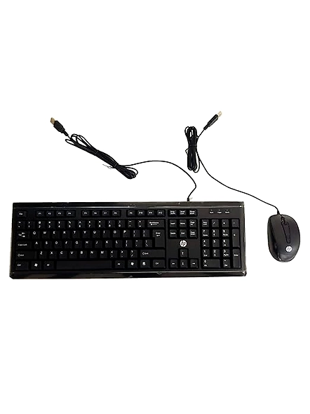 HP ORIGINAL KEYBOARD MOUSE COMBO (WIRED)-B07BMSY1Z1