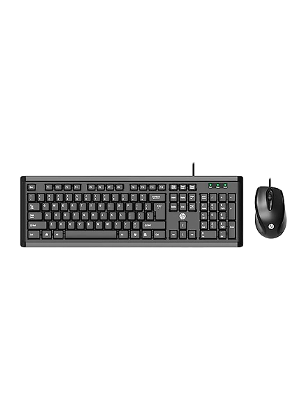 HP USB Wired Keyboard and Mouse Set, Wired Powerpack (Black)-B008OPIXS4