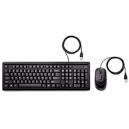 hp wired keyboard and mouse 160, numeric keypad , full range of 109 keys (includes 12 function keys and 3 hotkeys) ,led indicators,1000 dpi optical sensor, adjutsable height,black (6hd76aa)