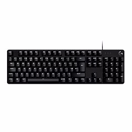 logitech g413 se full-size mechanical gaming keyboard in black, featuring backlit keys with tactile mechanical switches, anti-ghosting, and compatibility with windows and macos.