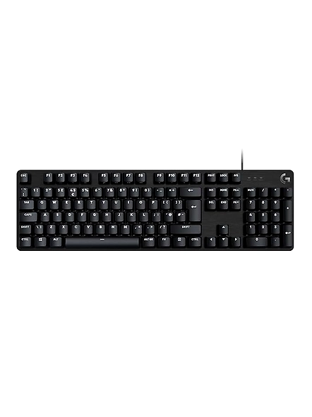 Logitech G413 SE Full-Size Mechanical Gaming Keyboard in Black, featuring backlit keys with tactile mechanical switches, anti-ghosting, and compatibility with Windows and macOS.
