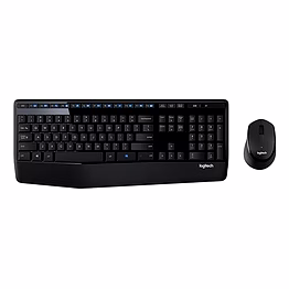 logitech mk345 wireless keyboard and mouse combo, full-sized keyboard with palm rest, right-handed mouse, 2.4 ghz usb receiver, pc/laptop compatible, black