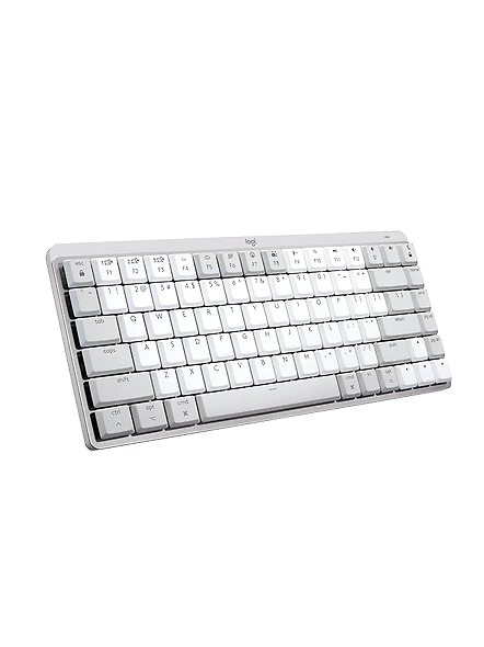 Logitech MX Mechanical Mini for Mac Wireless Illuminated Keyboard, Low-Profile Performance Switches, Tactile Quiet Keys, Backlit, Bluetooth, USB-C, Apple, iPad - Pale Grey-code659