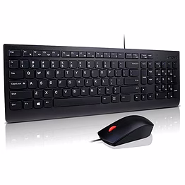 lenovo kb 160 | wired keyboard mouse combo | wired usb | laptop keyboard | black