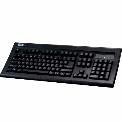 tvs electronics gold prime mechanical wired keyboard, dustproof key switches, 50 million keystrokes, 1.5m usb cable, black