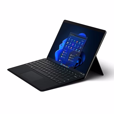 microsoft surface pro8-13 touch screen -intel i7/16gb ram /256 ssd sc english windows 11 graphite (black, medium, 8pv-00029) + black type cover free, wifi 6 for ultra-fast bandwidth, bluetooth