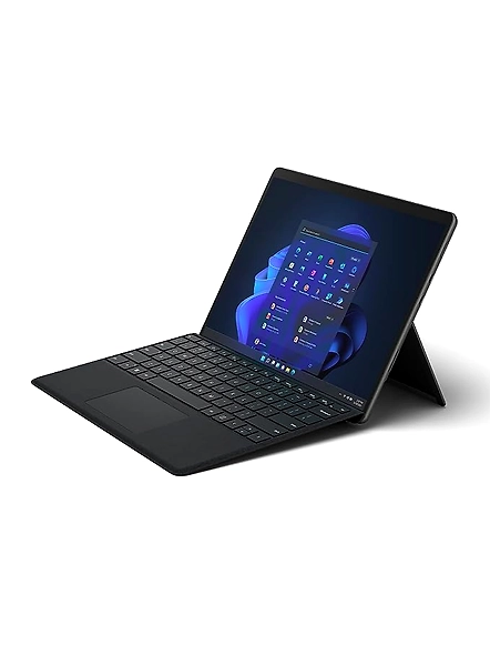Microsoft Surface Pro8-13 Touch Screen -Intel i7/16GB RAM /256 SSD SC English Windows 11 Graphite (Black, Medium, 8PV-00029) + Black Type Cover Free, WiFi 6 for Ultra-Fast Bandwidth, Bluetooth-B09Q64QBLF