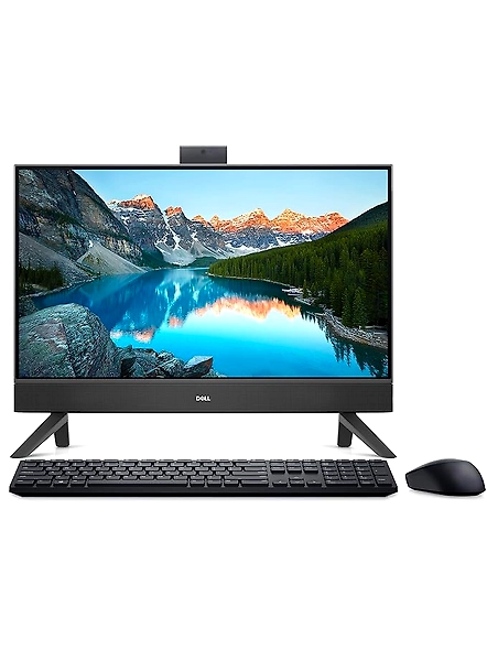 Dell 24&quot; All-in-One-AMD Ryzen 5 || 16 GB DDR4 || 512 GB SSD || Windows 11 Home || Office 2021 || Dark Shadow Grey Molded (Black) || 3 Years || 23.5&quot; FHD-B0BGSY5TQ1