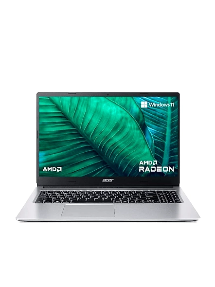 Acer Aspire 3 Laptop | AMD Ryzen 3 3250U Processor | 4GB RAM | 512GB SSD | Windows 11 Home | AMD Radeon Graphics | 15.6&quot; Full HD Display | 1.9Kg | Silver | Model A315-23-B09RZKS4R9
