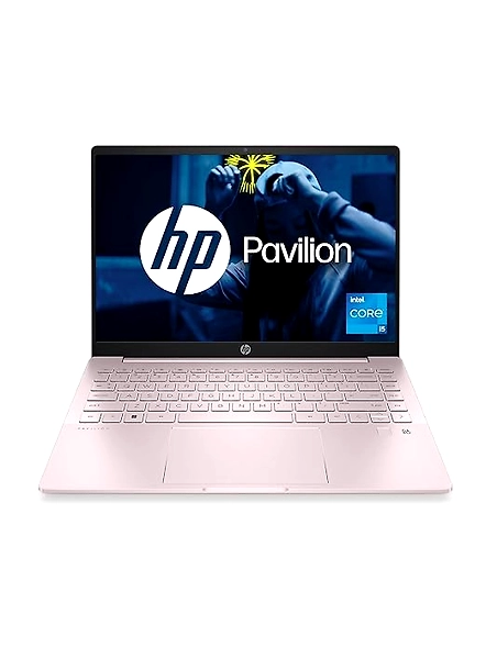 HP Pavilion 14 12th Gen Intel Core i5 16GB RAM/512GB SSD 14 inch(35.6cm) FHD,IPS,Micro-Edge Display/Intel Iris Xe Graphics/B&amp;O/Win 11/Alexa Built-in/Backlit KB/FPR/MSO 2021/Tranquil Pink, 14-dv2016TU-B0B1M88X8B