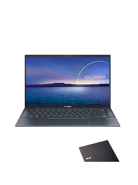 ASUS ZenBook 14 (2020) | Intel Core i7-1165G7 11th Gen | 14&quot; FHD Business Laptop | 16GB/512GB SSD | Office 2019/Windows 10 Home | Iris Xe Graphics | Pine Grey | 1.17 kg | Model: UX425EA-KI701TS-B0983W8HR4