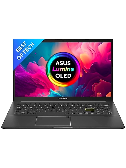 ASUS VivoBook K15 OLED (2021), 15.6&quot; (39.62 cms) FHD OLED, Intel Core i3-1115G4 11th Gen, Thin and Light Laptop (8GB/512GB SSD/Integrated Graphics/Office 2021/Windows 11/Black/1.8 Kg) K513EA-L312WS-B09XBJN9WP
